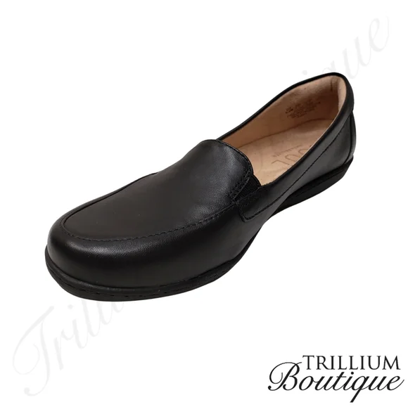 SOUL Naturalizer Zapato Loafer Black New in Box Leather Upper - Picture 8 of 13